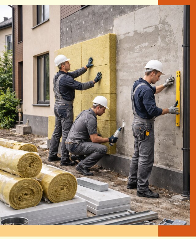 Утепление таунхауса в Серпухове от 7316 руб/м2 — комплекс под ключ | ТепломастерСрп