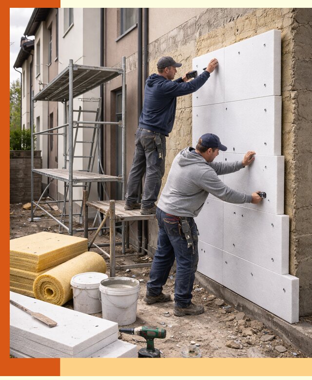 Утепление таунхауса с гарантией комфорта в Серпухове