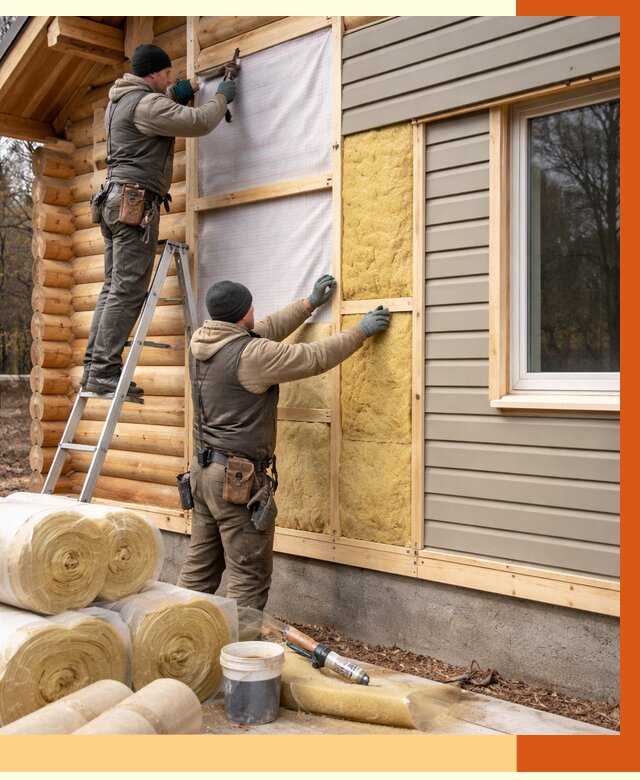 Утепление деревянного дома в Серпухове от 6300 руб./м2 — заказать работы | ТепломастерСрп