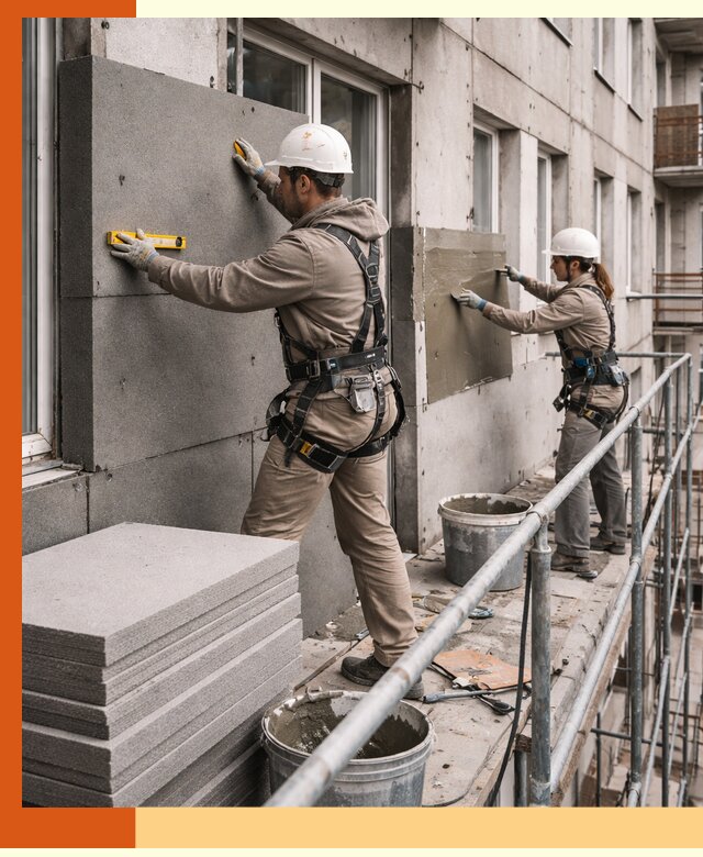 Утепление квартиры снаружи под ключ в Серпухове