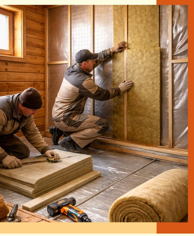 Утепление бани изнутри в Серпухове под ключ от 4268 руб./м² | ТепломастерСрп