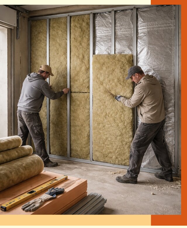 Утепление гаража изнутри в Серпухове от 7621 руб/м2 — работы и цена | ТепломастерСрп