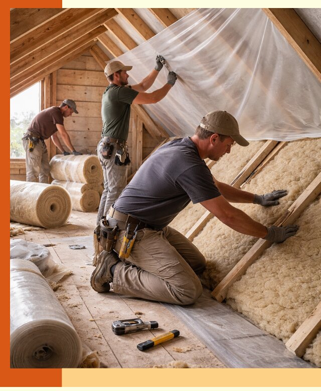 Утепление крыши изнутри в Серпухове: профессионально и надежно