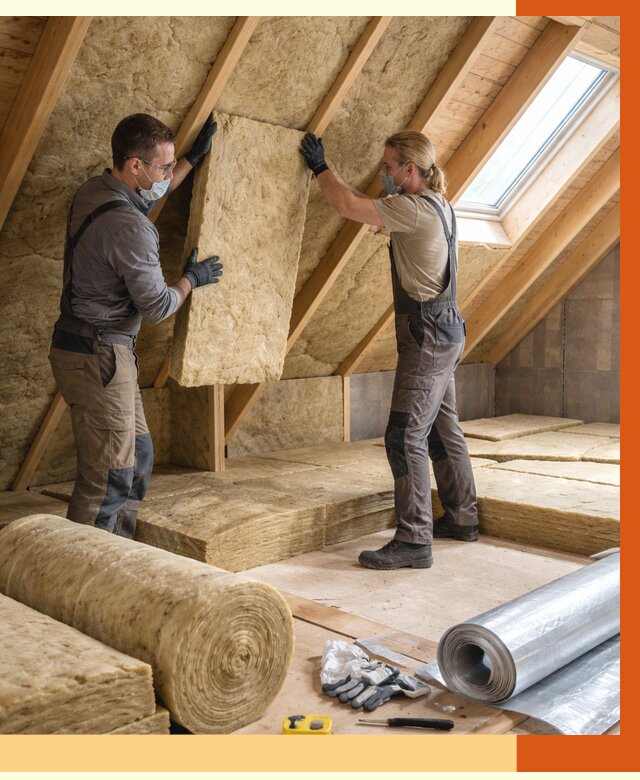 Утепление мансарды минватой в Серпухове от 4268 руб./м2 — монтаж и пароизоляция | ТепломастерСрп