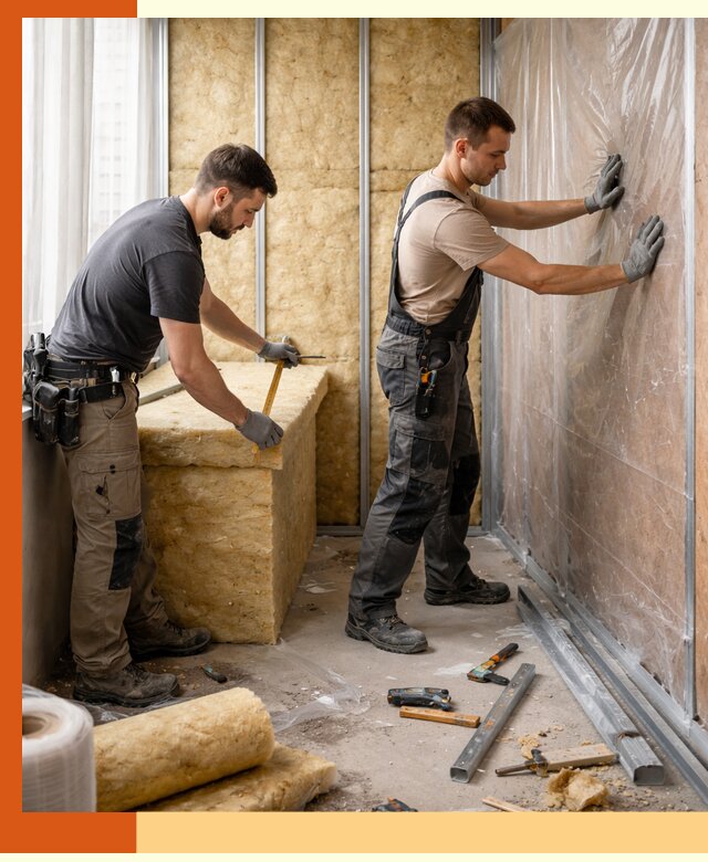 Профессиональное утепление лоджии в Серпухове эффективно и надежно