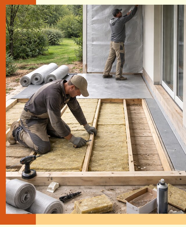 Утепление террасы в Серпухове — тепло и защита круглогодично