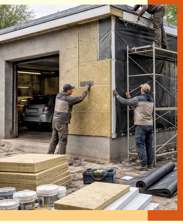 Утепление автосервиса в Серпухове ппу, пеноизоляция, от 14733 руб/м2 — ТепломастерСрп