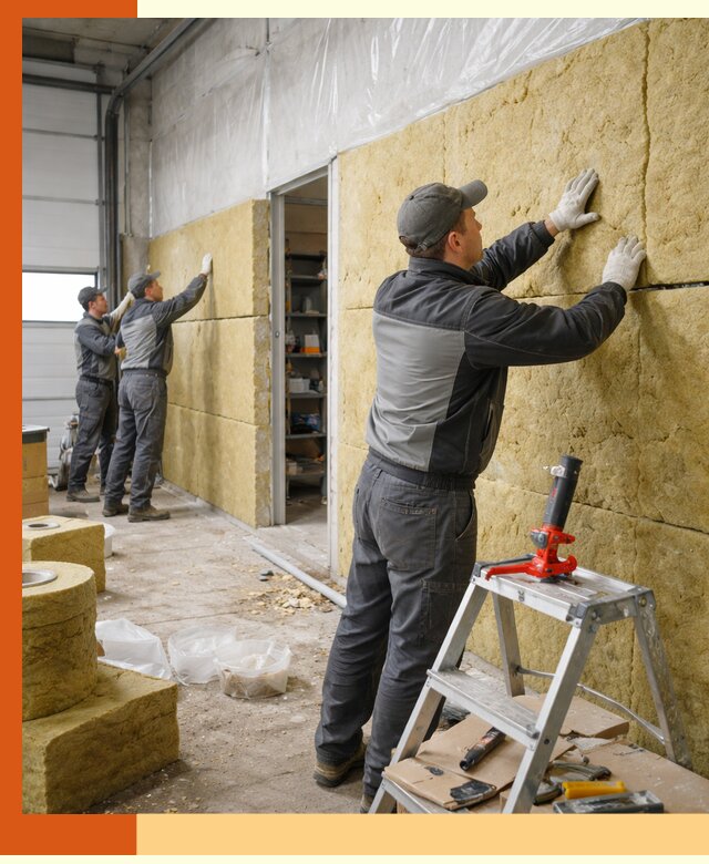 Утепление автосервиса и мастерских в Серпухове качественно и надёжно