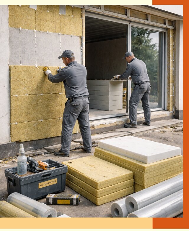 Утепление торгового павильона в Серпухове от 14733 руб./м² под ключ | ТепломастерСрп