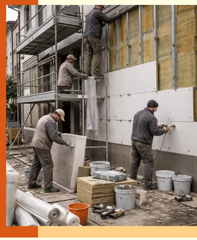 Утепление гостиницы под ключ в Серпухове с гарантией качества