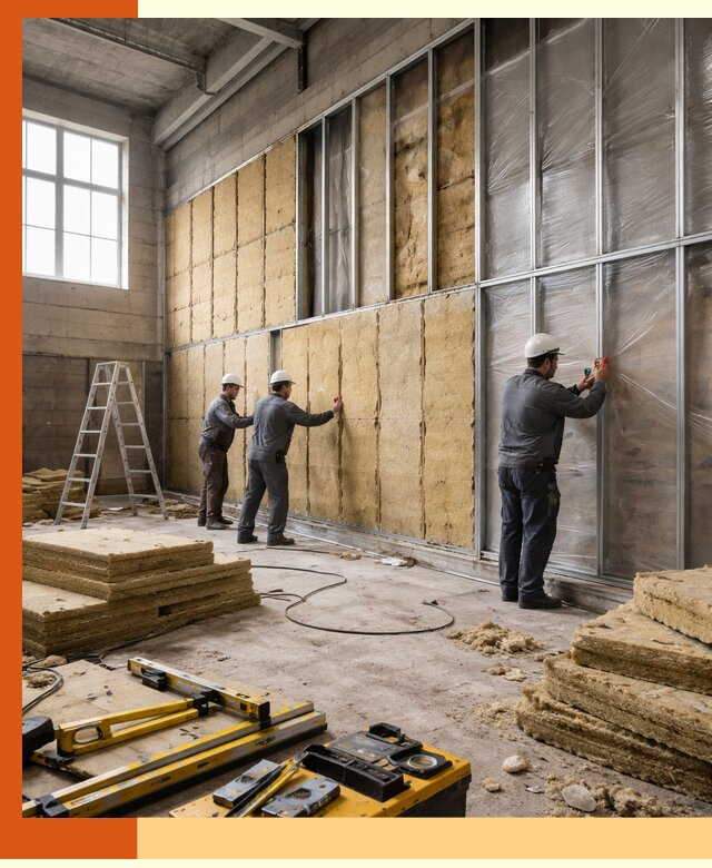 Утепление спортивного зала в Серпухове качественно и недорого