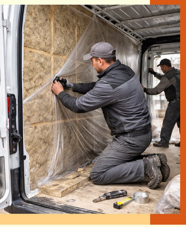 Утепление фургона в Серпухове от 16766 руб/м2 — утепление фургона ППУ и кузова | ТепломастерСрп