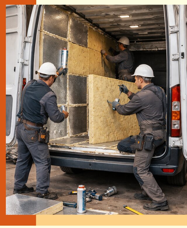 Утепление фургона-рефрижератора в Серпухове для сохранения температуры