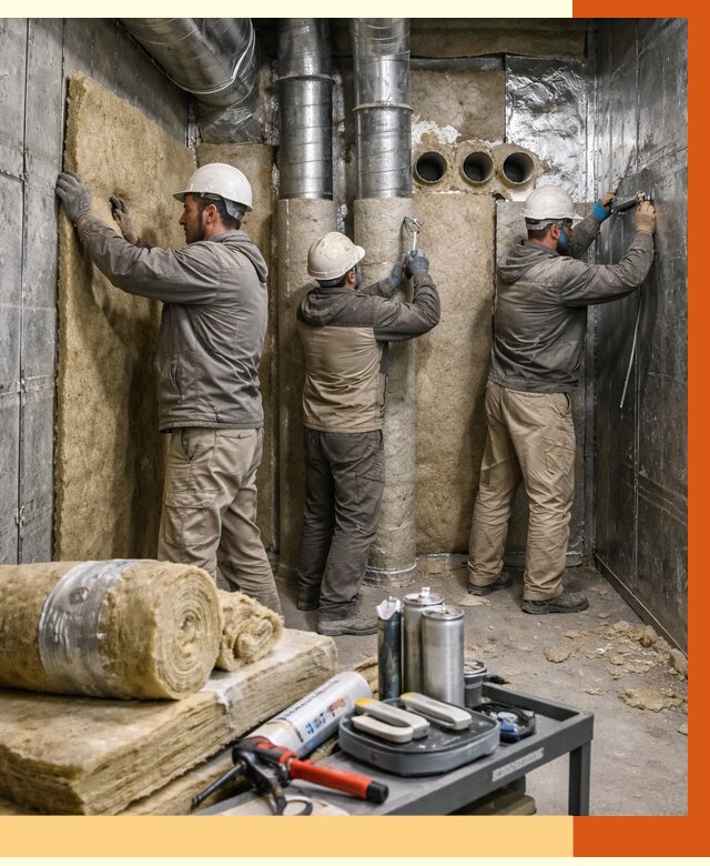 Утепление венткамеры в Серпухове под ключ от 1473 руб. — профессионально | ТепломастерСрп