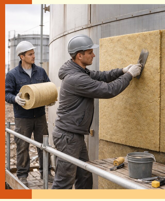 Профессиональное утепление резервуара и теплоизоляция в Серпухове