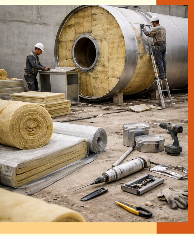 Утепление резервуара с топливом в Серпухове от 27943 руб. под ключ | ТепломастерСрп