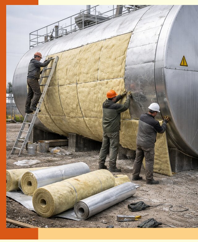 Утепление резервуаров с топливом в Серпухове надежно и экономично
