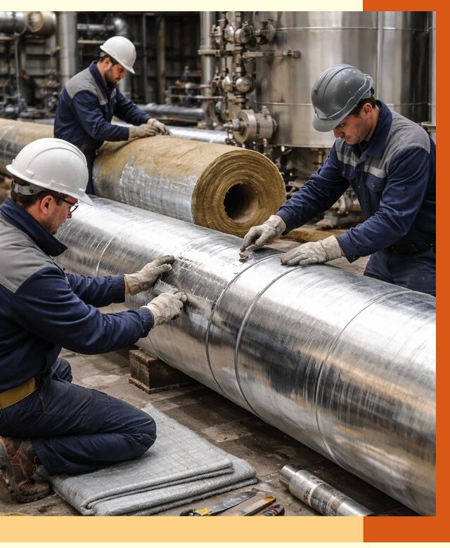 Утепление технологического оборудования в Серпухове от 4268 руб. за м2 | ТепломастерСрп