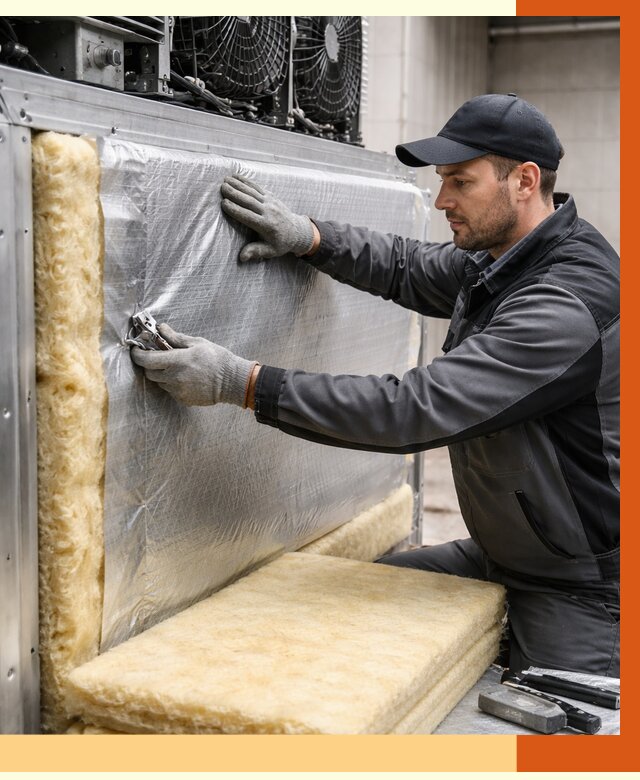 Утепление холодильного агрегата в Серпухове от 8637 руб. под ключ | ТепломастерСрп