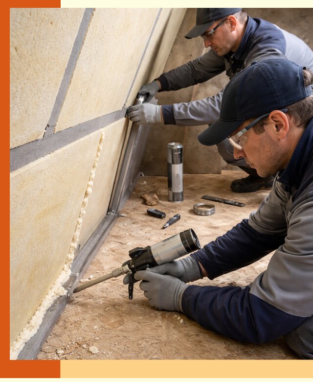 Герметизация стыков ППУ в Серпухове — надежное уплотнение швов