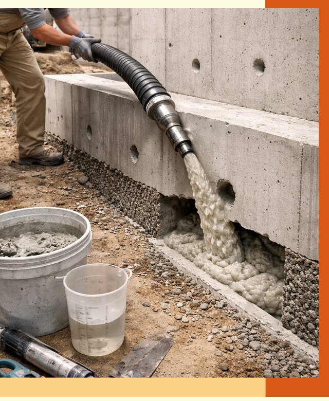 Заполнение полостей фундамента в Серпухове от 6909 руб. под ключ | ТепломастерСрп