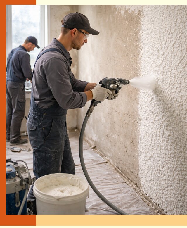 Утепление стен жидкой теплоизоляцией в Серпухове для квартир и домов