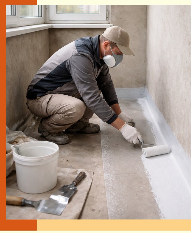 Утепление балкона жидкой теплоизоляцией в Серпухове