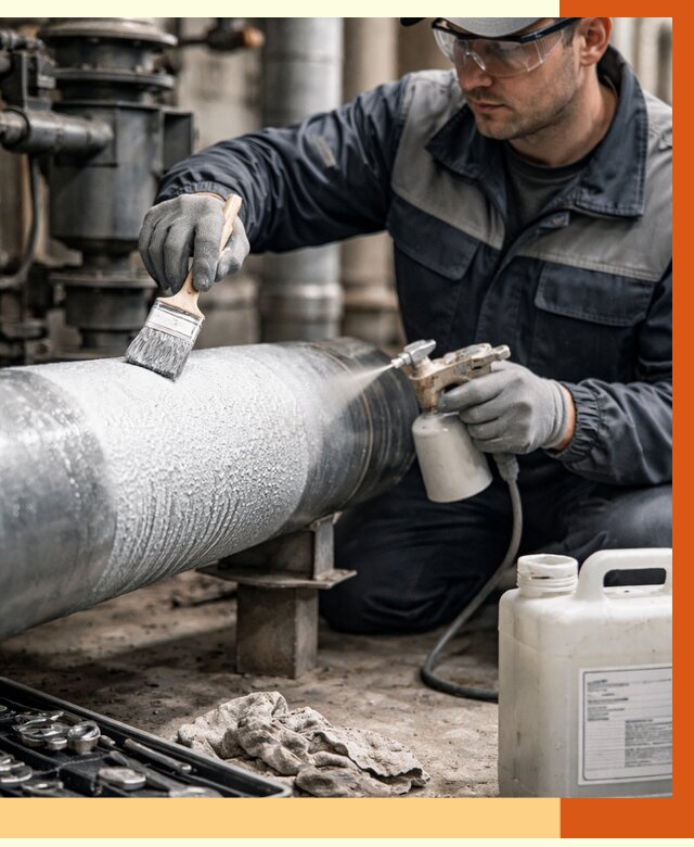 Утепление оборудования жидкой теплоизоляцией в Серпухове от 4572 руб. | ТепломастерСрп