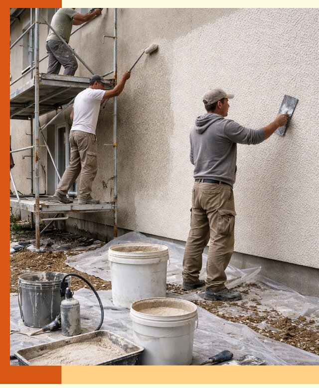 Утепление фасада жидкой пробкой в Серпухове