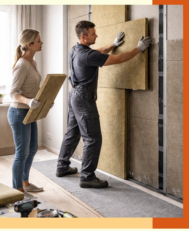 Профессиональная шумоизоляция квартиры в Серпухове от 7621 руб. за м2 | ТепломастерСрп