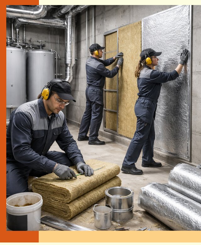 Шумоизоляция котельной в Серпухове: профессиональный монтаж и материалы