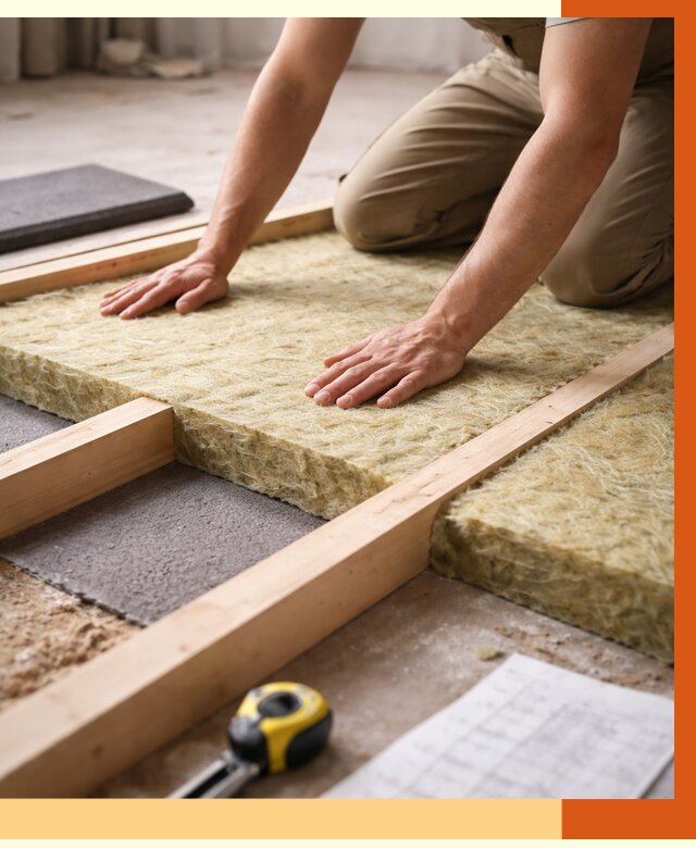 Шумоизоляция пола в Серпухове от 1270 руб./м² — профессиональная звукоизоляция | ТепломастерСрп