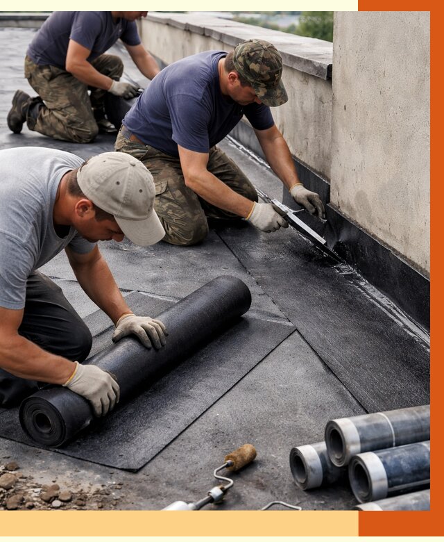 Гидроизоляция кровли в Серпухове от 4572 руб. — профессиональная гидроизоляция крыши | ТепломастерСрп