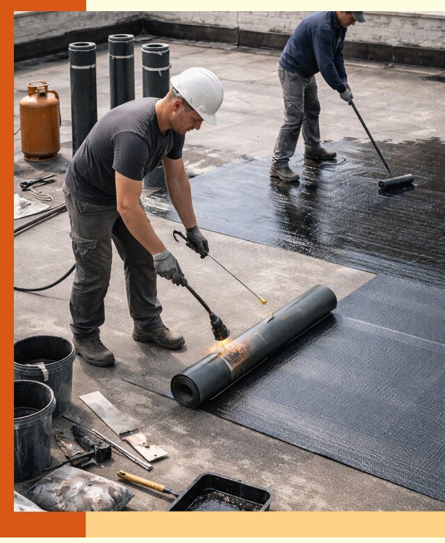 Гидроизоляция кровли в Серпухове — надежная защита от протечек