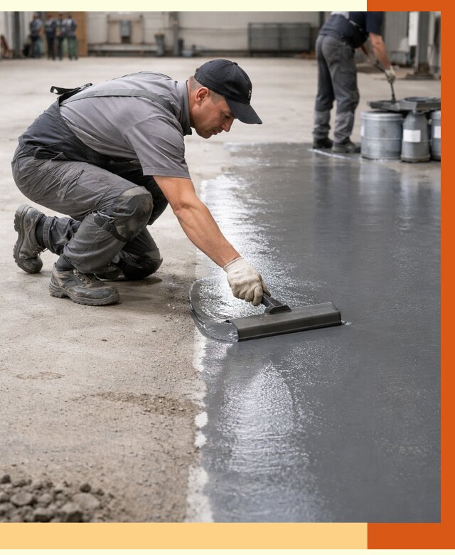 Гидроизоляция промышленного пола в Серпухове от 1219 руб./м2 — ТепломастерСрп специалисты под ключ