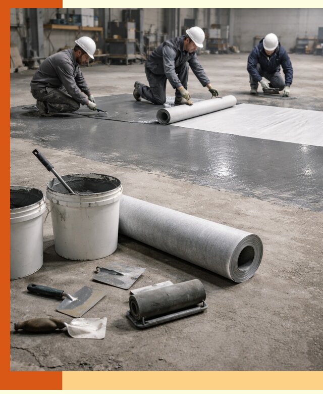 Гидроизоляция промышленного пола в Серпухове — защита и долговечность