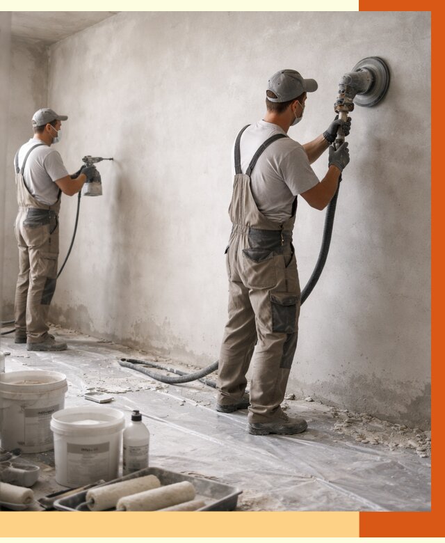 Подготовка поверхности под напыление в Серпухове от 1219 руб. — ТепломастерСрп